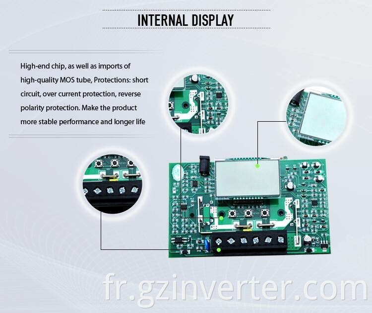 Switch automatique 12V 24V 20A Écran LCD Contrôleur de charge solaire PWM